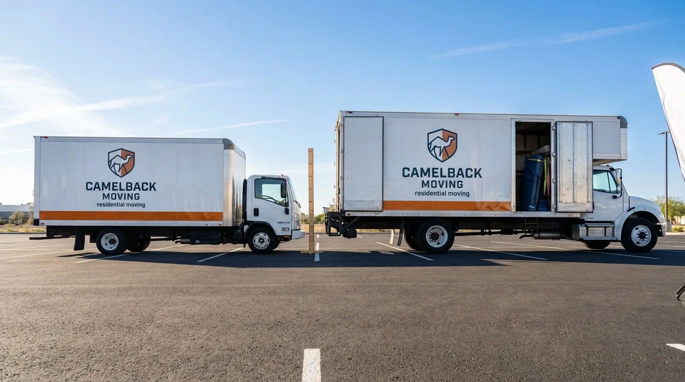 Moving truck size capacity guide in Mount Ida